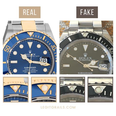 rolex submariner blue fake vs real|rolex submariner authentication.